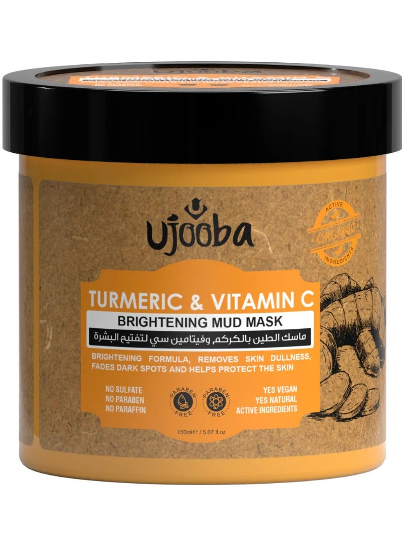 Turmeric And Vitamin C Brightening Mud Mask 150 ML