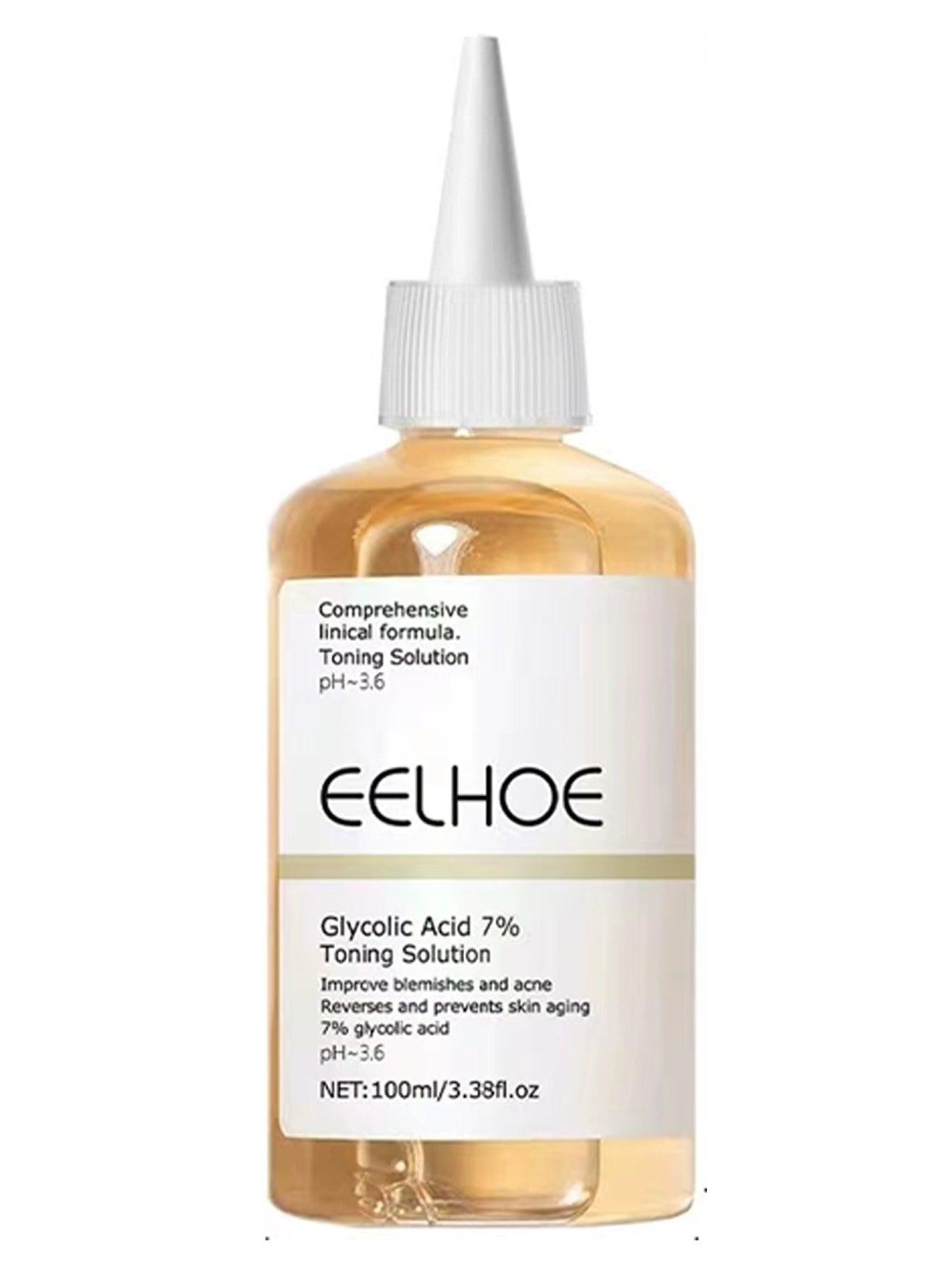 Glycolic Acid 7% Toning Solution – Exfoliate, Brighten, Hydrate, and Refine Pores for Smooth, Radiant Skin