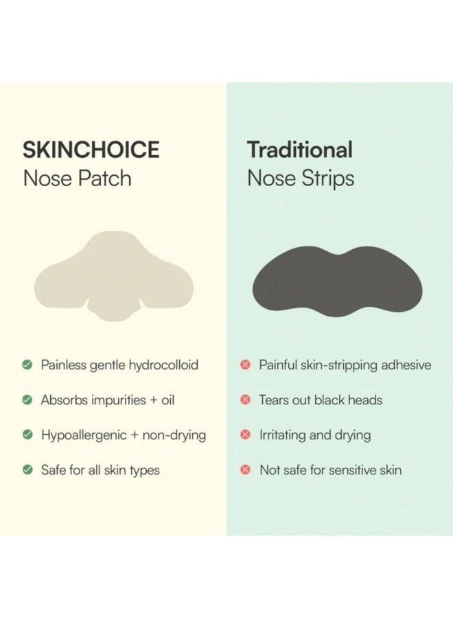 SkinChoice Breakout Patch Classic Nose - Hydrocolloid Pimple Patches - Vegan, Fragrance-free, Gluten-free, Latex-free, Parabens-free, Sulfates-free, Cruelty-free for Face and Body - Pack of 10 - image 7