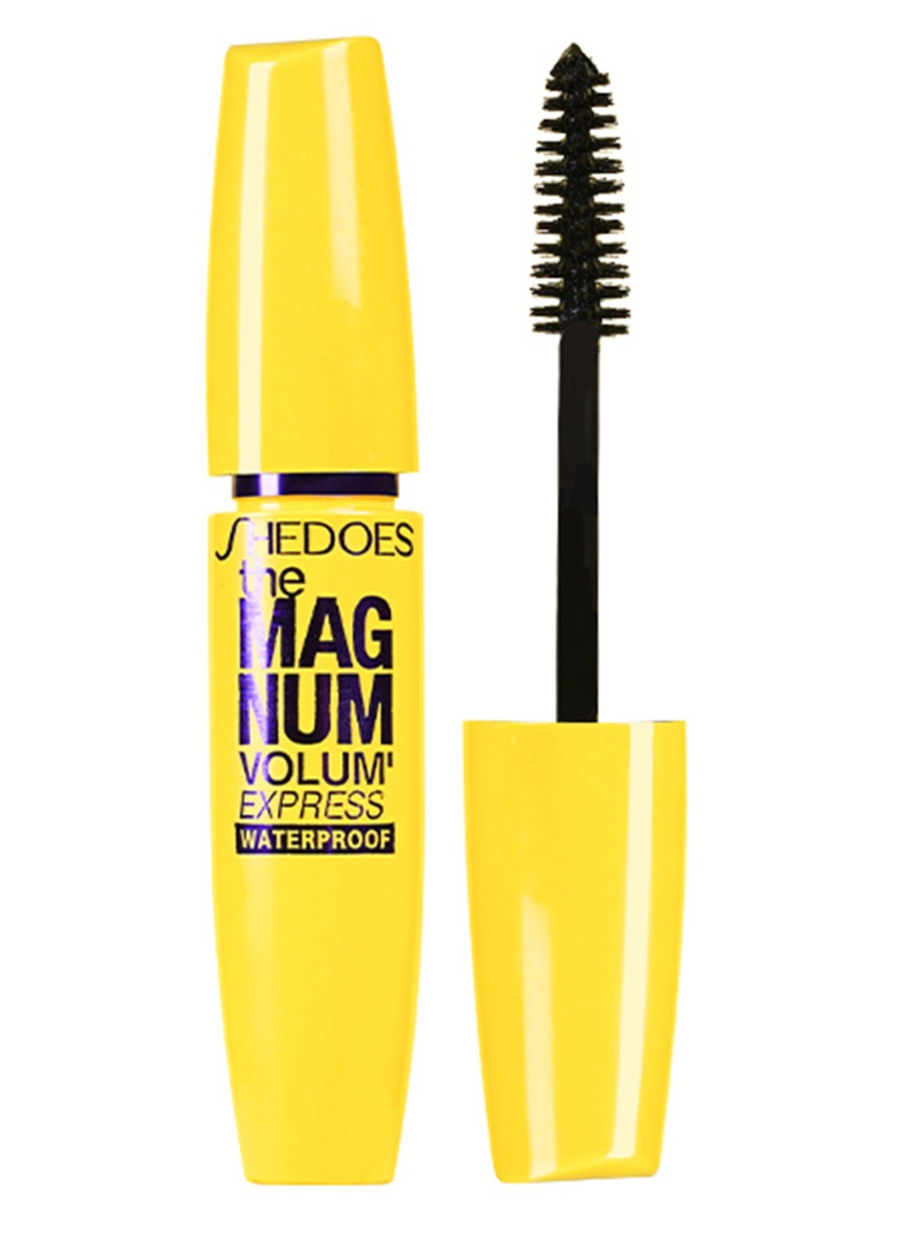 Magnum Volume Mascara: Natural Black, Voluminous Lashes, Waterproof Confidence, Clump-Free All-Day Glam