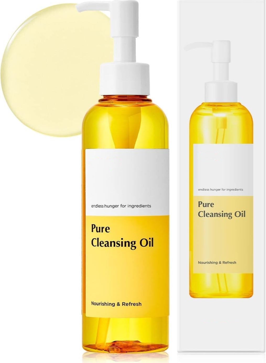 Pure Cleansing Oil Korean Facial Cleanser, Blackhead Melting, Daily Makeup Removal with Argan Oil, for Women Skin care 6.7 fl oz (1 Pack)