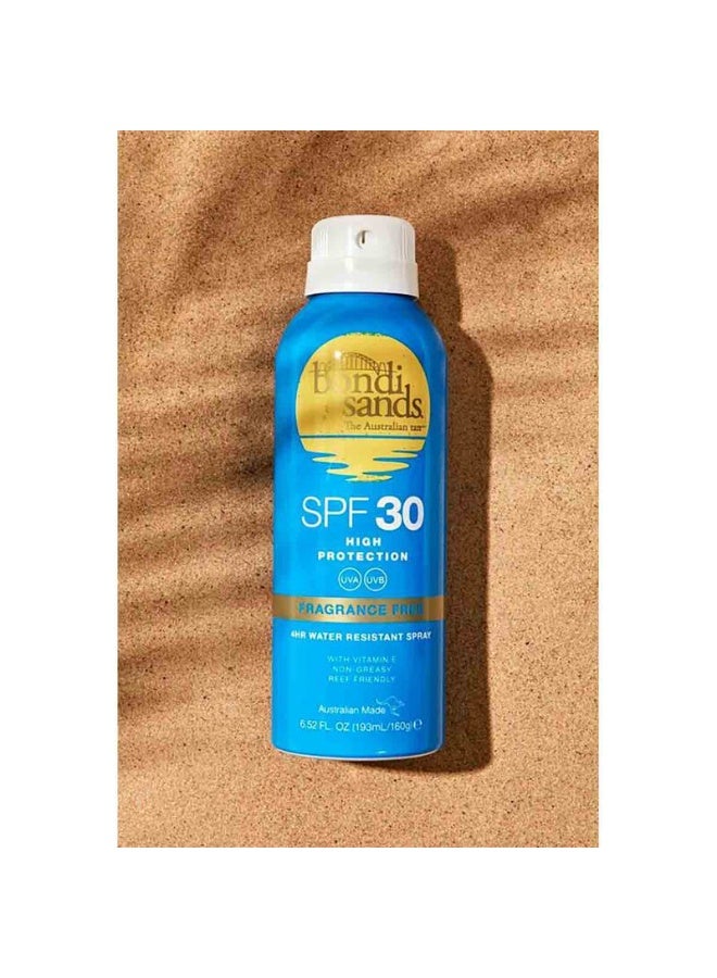 SPF 30 Aerosol Mist Spray Fragrance Free 160g | Continuous Broad Spectrum UVA UVB Body Sunscreen Spray | Water-Resistant Lightweight Fragrance-Free Sun Protection Mist | Reef-Safe Daily SPF Spray - image 3