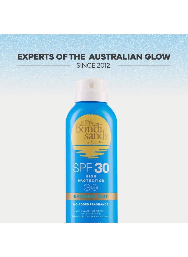 SPF 30 Aerosol Mist Spray Fragrance Free 160g | Continuous Broad Spectrum UVA UVB Body Sunscreen Spray | Water-Resistant Lightweight Fragrance-Free Sun Protection Mist | Reef-Safe Daily SPF Spray - image 5
