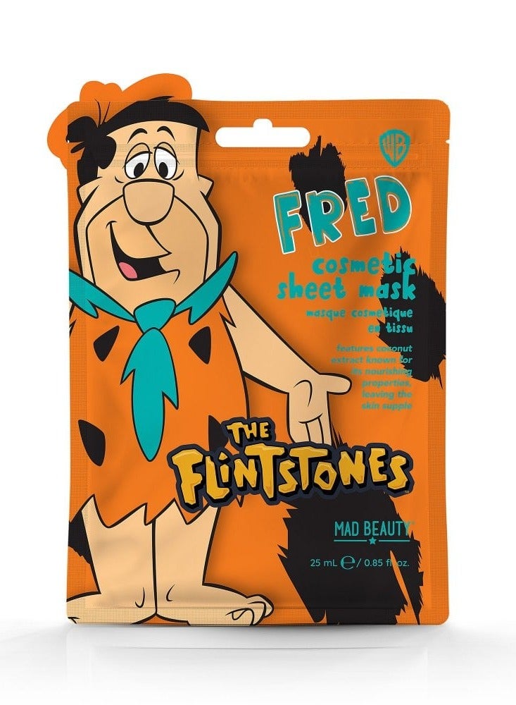 Pretty Things by UrbanHaul X Mad Beauty Flintstones Cosmetic Sheet Mask - Fred