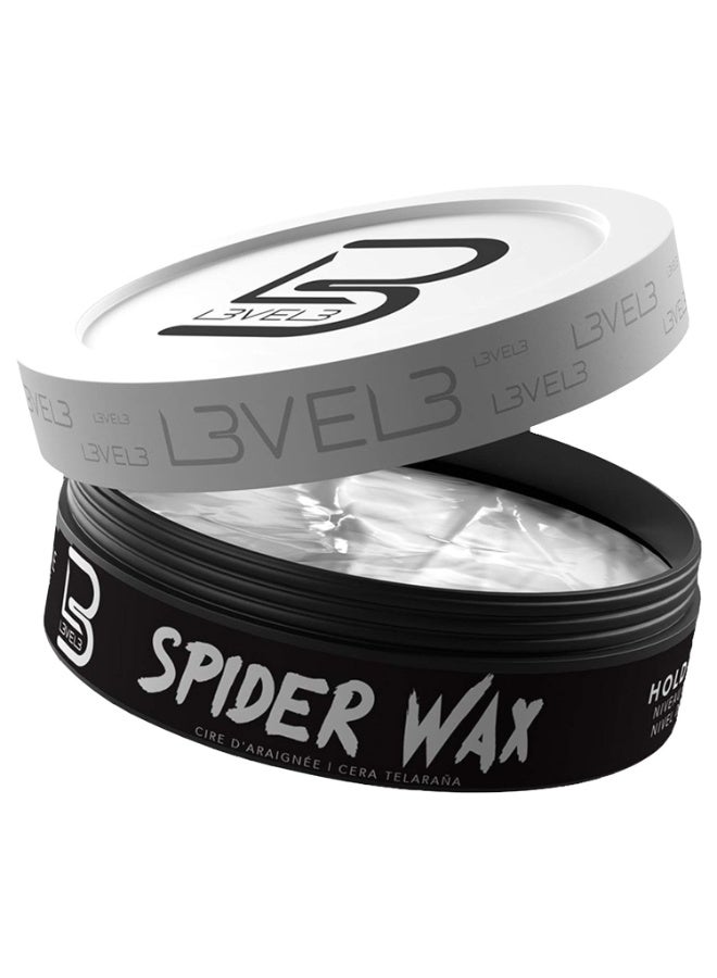 L3 Level 3 Spider Wax - Long Lasting and Strong Hold Improve your Hair Volume and Texture - Level Three Hair Wax for Men (150 ML)
