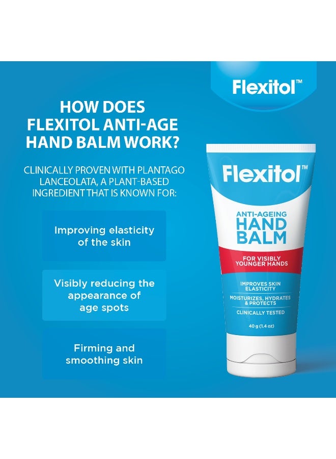 Flexitol Anti-Ageing Hand Balm for Wrinkles & Dry Hands, Skin Firming Moisturizer – 40g - image 4