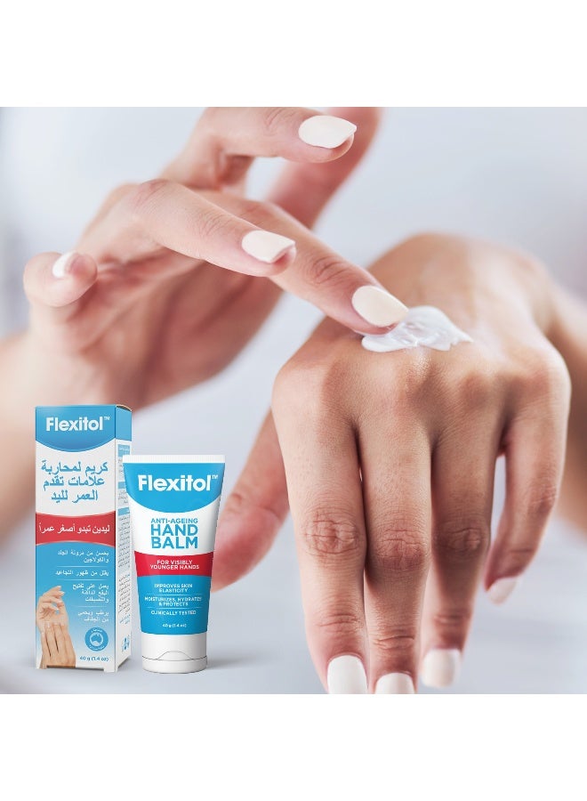 Flexitol Anti-Ageing Hand Balm for Wrinkles & Dry Hands, Skin Firming Moisturizer – 40g - image 7