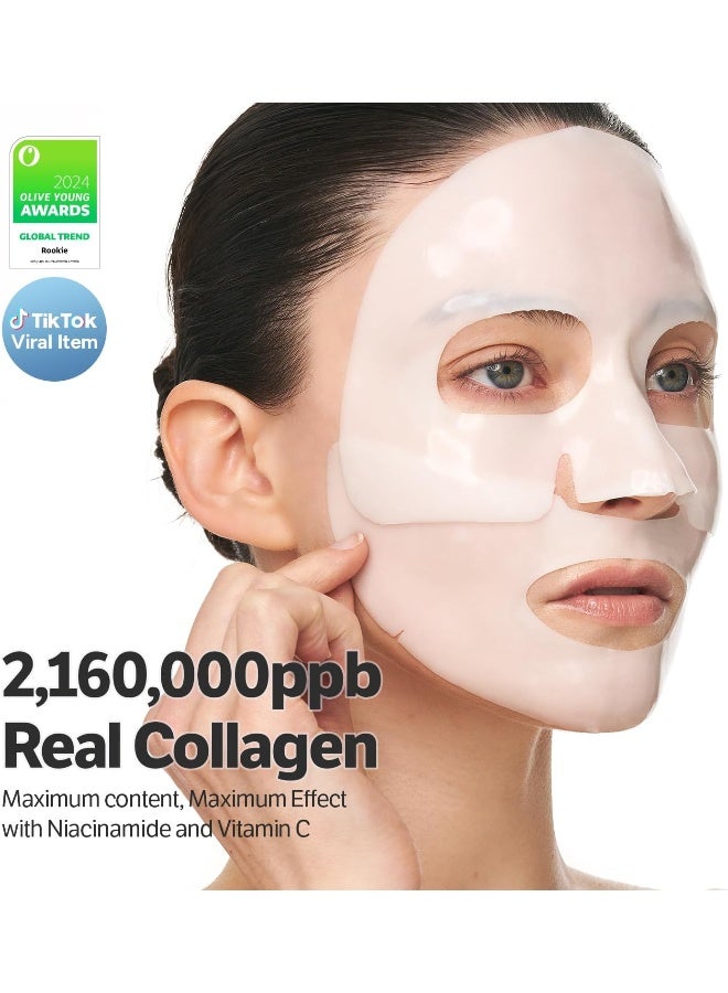 Deep Collagen Niacin Vita C Brightening Mask 37g*4ea - image 3