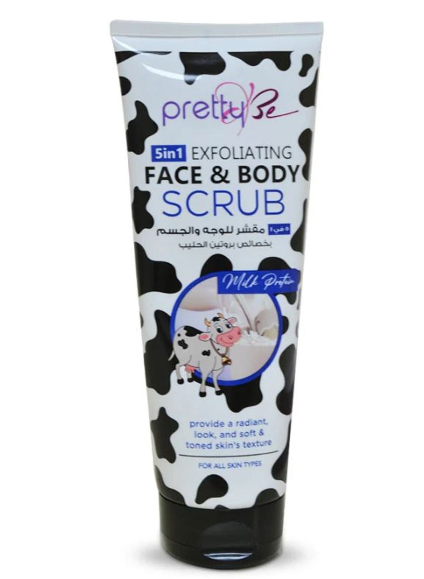 PRETTY BE-5IN1 EXFOLIATING SCRUB-MILK-240ML