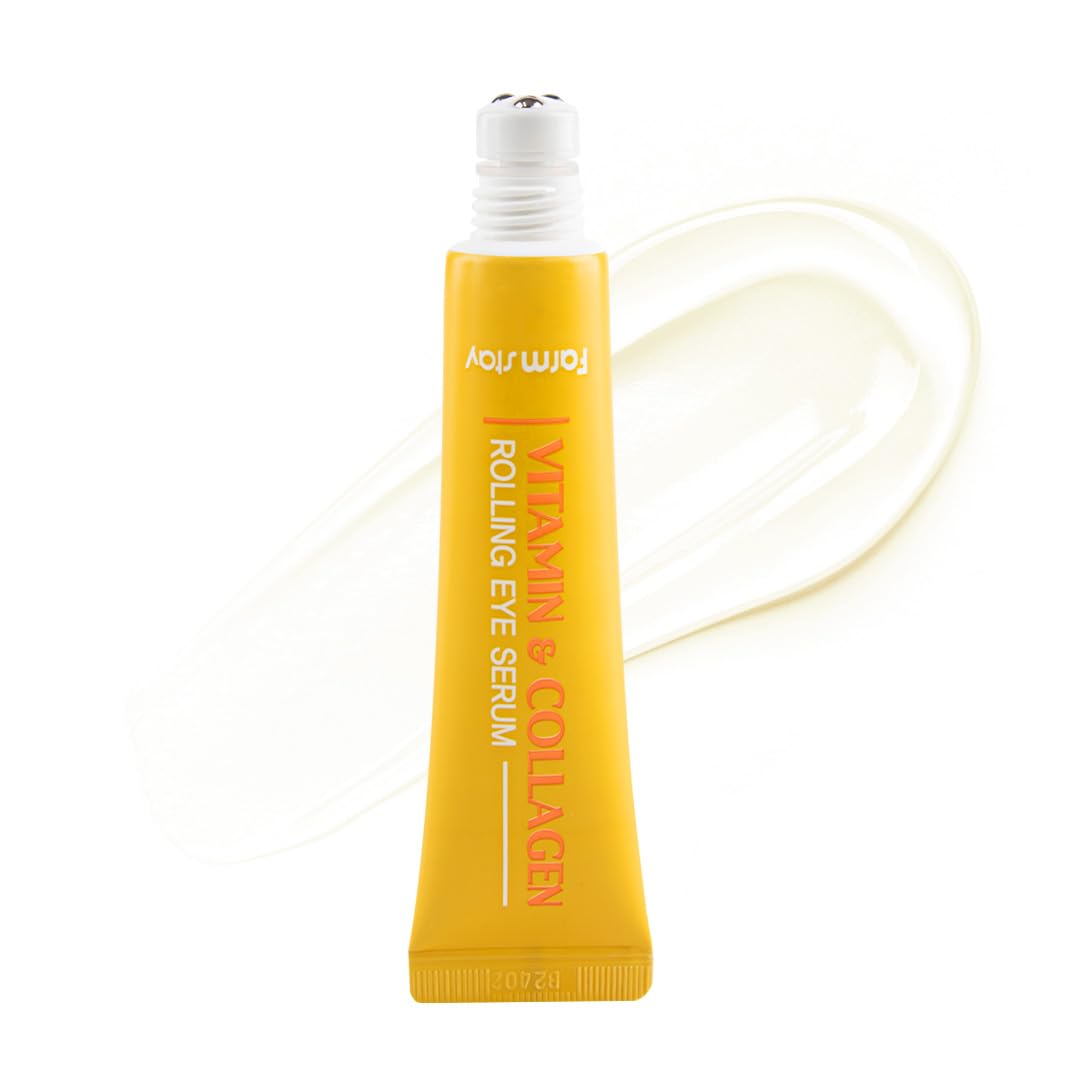 FARMSTAY Vitamin & Collagen Roll-on Eye Serum â€“ Hydrating & Firming Eye Care, Reduces Puffiness, Dark Circles & Fine Lines â€“ Easy-to-Apply Rollerball Design, 0.84 fl. oz.