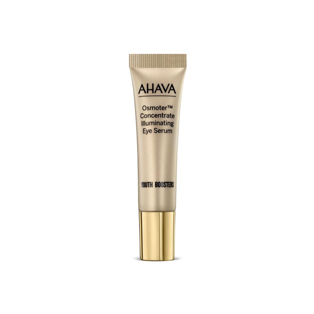 AHAVA Osmoter Concentrate Illuminating Eye Serum - Silky Serum to Boost Eyesâ€™ Youthfulness & Revitalization, Enhances Luminosity, Reduces Dark Circles, with Exclusive Osmoter X3 & Caffeine, 0.5 Fl.Oz
