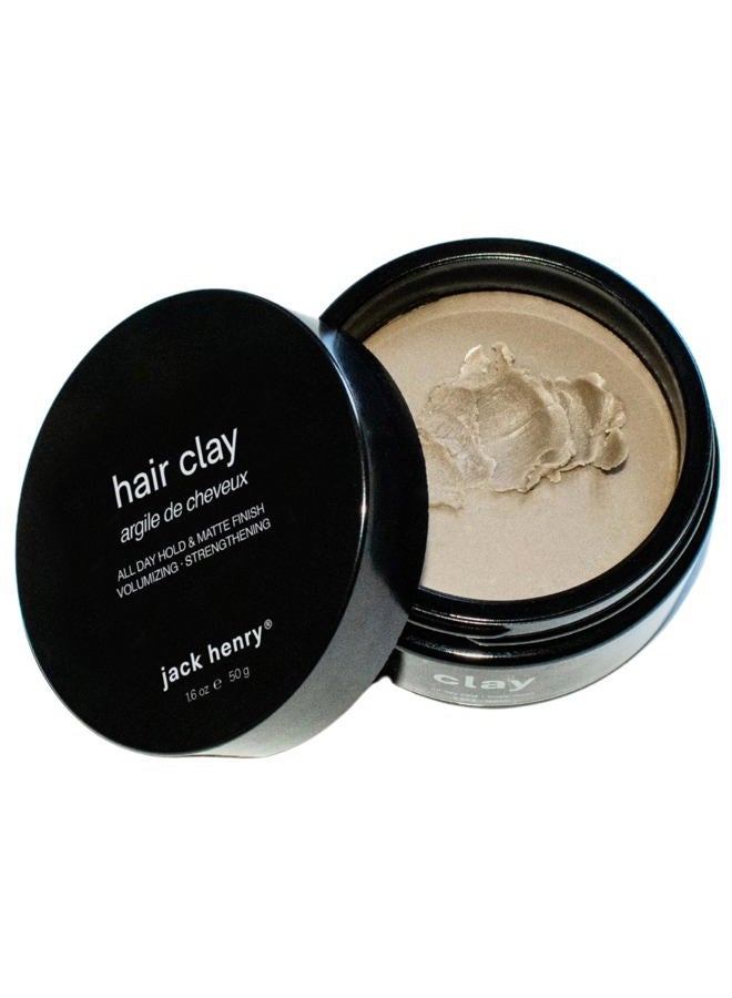 Hair Clay Styling Product, Add Thickness & Texture, 4 Ingredients, 1.6 oz