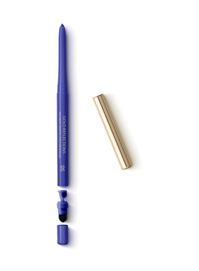 Gold Reflections 10H Wear Graphic Eyeliner And Kajalblue Skies - image 3