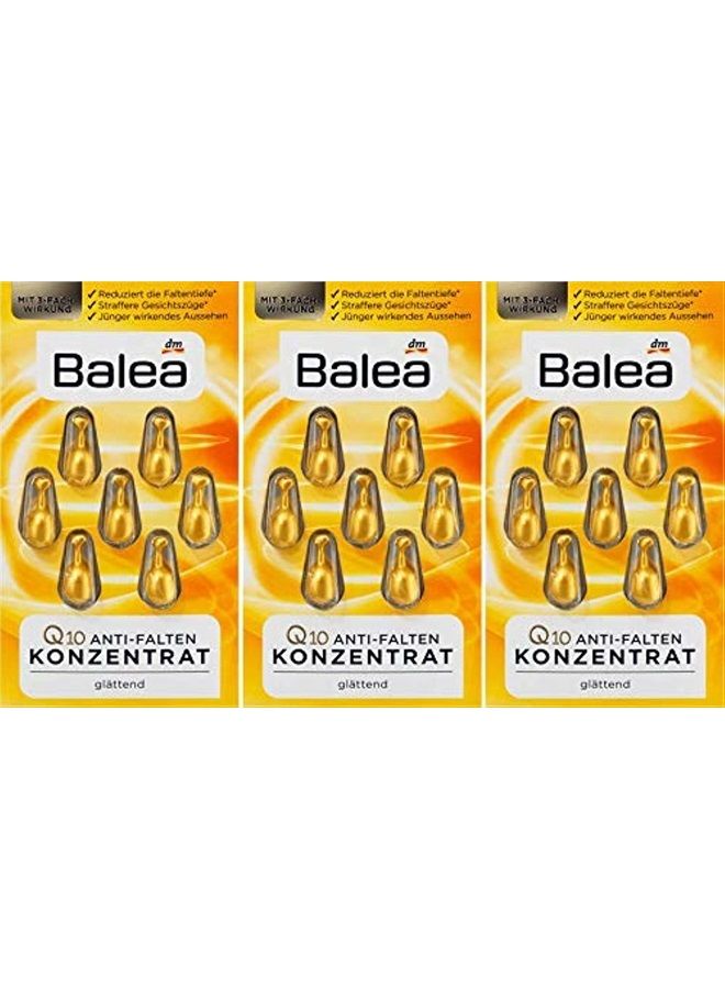 Q10 Anti-Wrinkle Concentrate Balea- Pack of 3 x 7 capsules (for 21 Applications)
