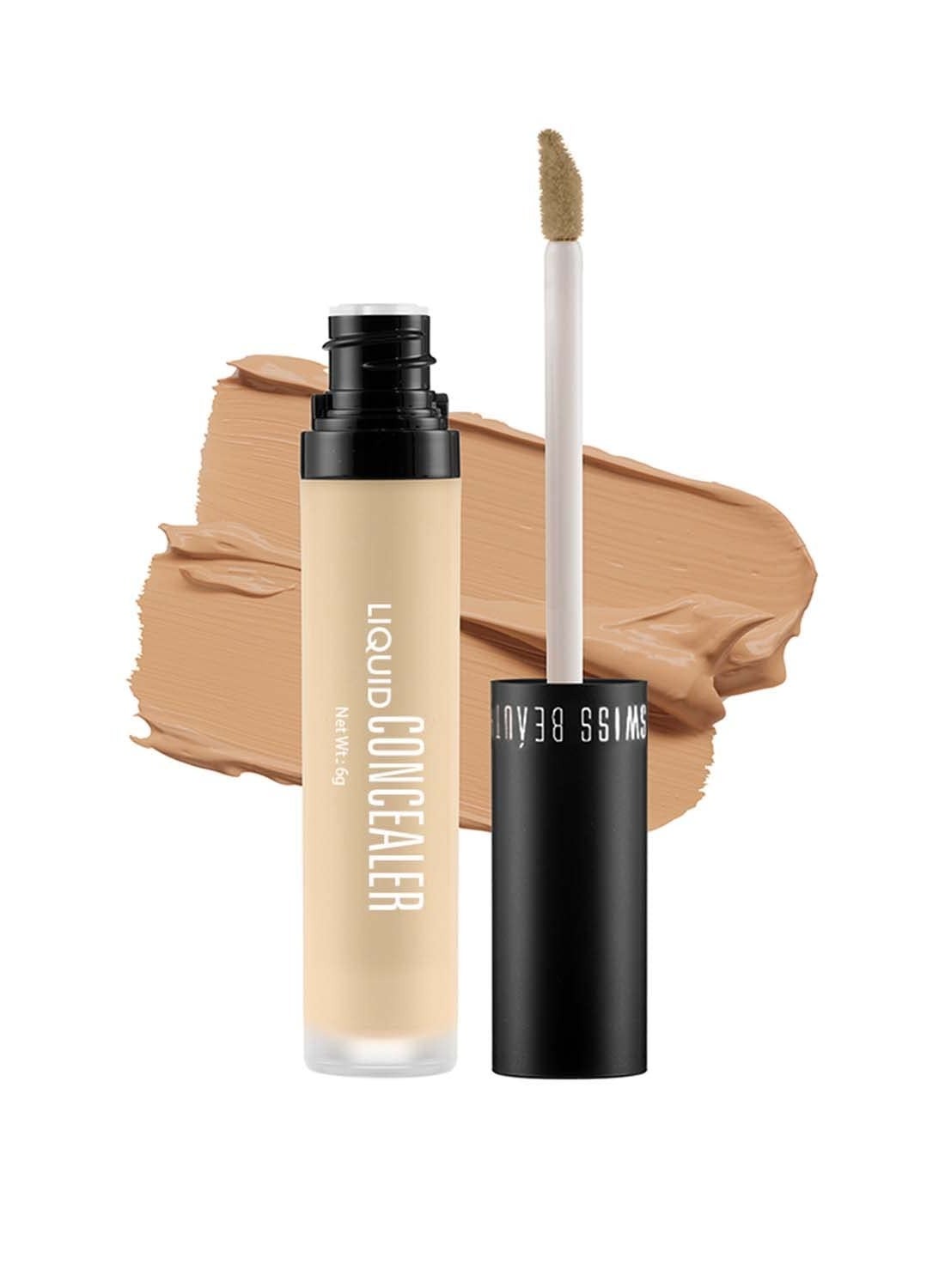 Swiss Beauty Liquid Light Weight Concealer With Full Coverage Medium Beige 6g