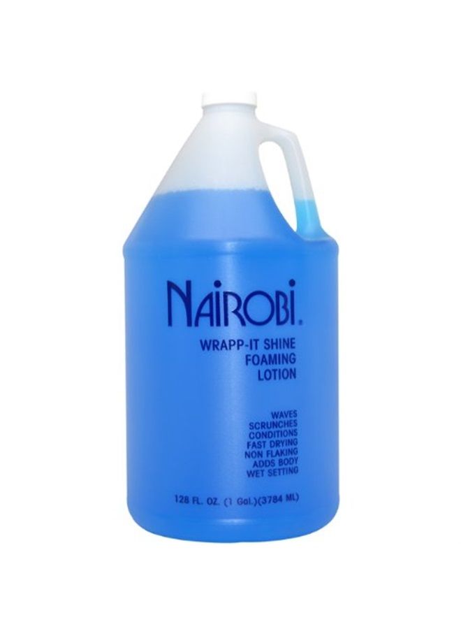 Wrapp-It Shine Foaming Lotion for Unisex, 128 Ounce