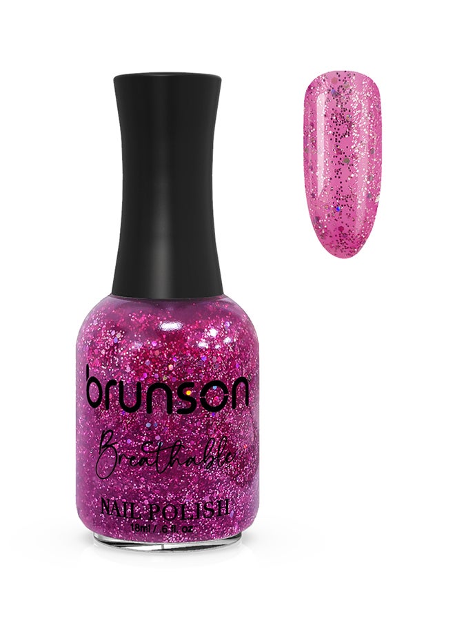 Breathable Nail Polish Halal nail polish Wudu friendly Quick-Dry Vegan long lasting but easy peel off   18ml BH376