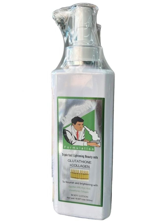 Dr.Sam Triple Fast Lightening Beauty milk BODY LOTION 500 ML