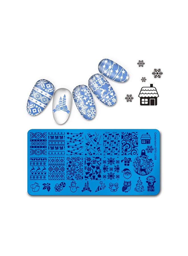 Nail Stamping Plates Nail Art Stamping Stamper Scraper Tool for Professional Manicure and Pedicure Perfect Stencil for Beautiful Nail Designs in Salons and at Home Nail Art Templates