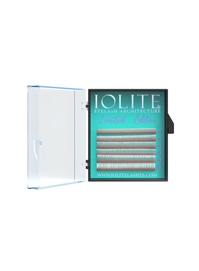 Colored Classic Lashes Eyelashes Ombre Silver B Curl 7T Mix 2
