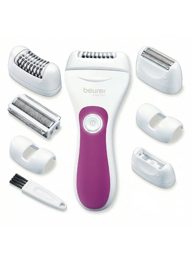 HL 76 Epilator | 2-in-1 Epilation and Shaving | Wide Flexible Epilator Head with 42 Tweezers | Ergonomic, Cordless and Easy to Operate | Waterproof | LED Light | 3 Years Warranty