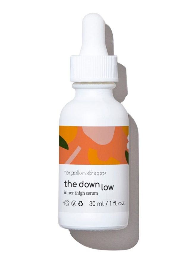 The Down Low Inner Thigh Serum – Hydrating & Soothing Serum for Dark Spot – Helps with Razor Burn & Ingrown Hairs – With Papaya Enzyme, Licorice Root & Niacinamide
