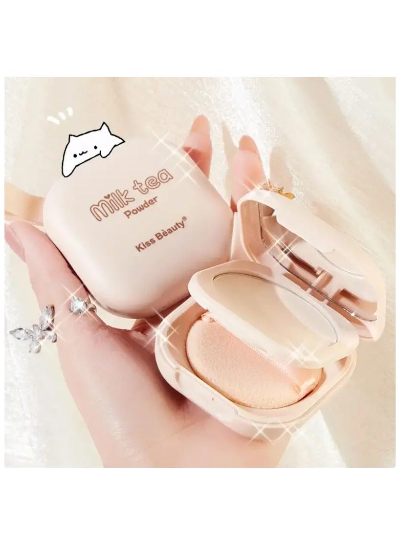 Powder Mineral Powder Foundation Waterproof Long Lasting Contouring Concealer Sweat Resistant Matte Loose Powder Setting Powder