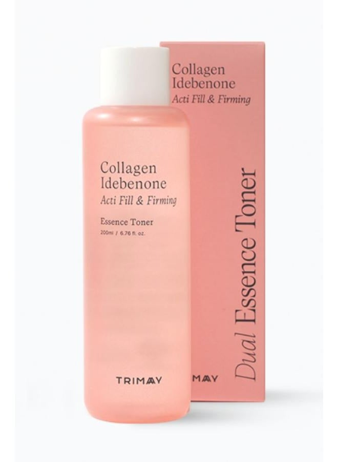Dual Essence Toner Collagen Idebenone Acti Fill & Firming 200 ML