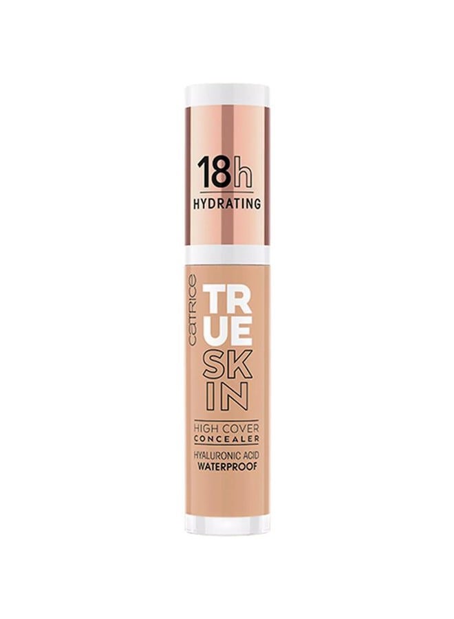 True Skin High Cover Concealer (046 | Warm Toffee) | Waterproof & Lightweight for Soft Matte Look | With Hyaluronic Acid & Lasts Up to 18 Hours | Vegan, Cruelty Free