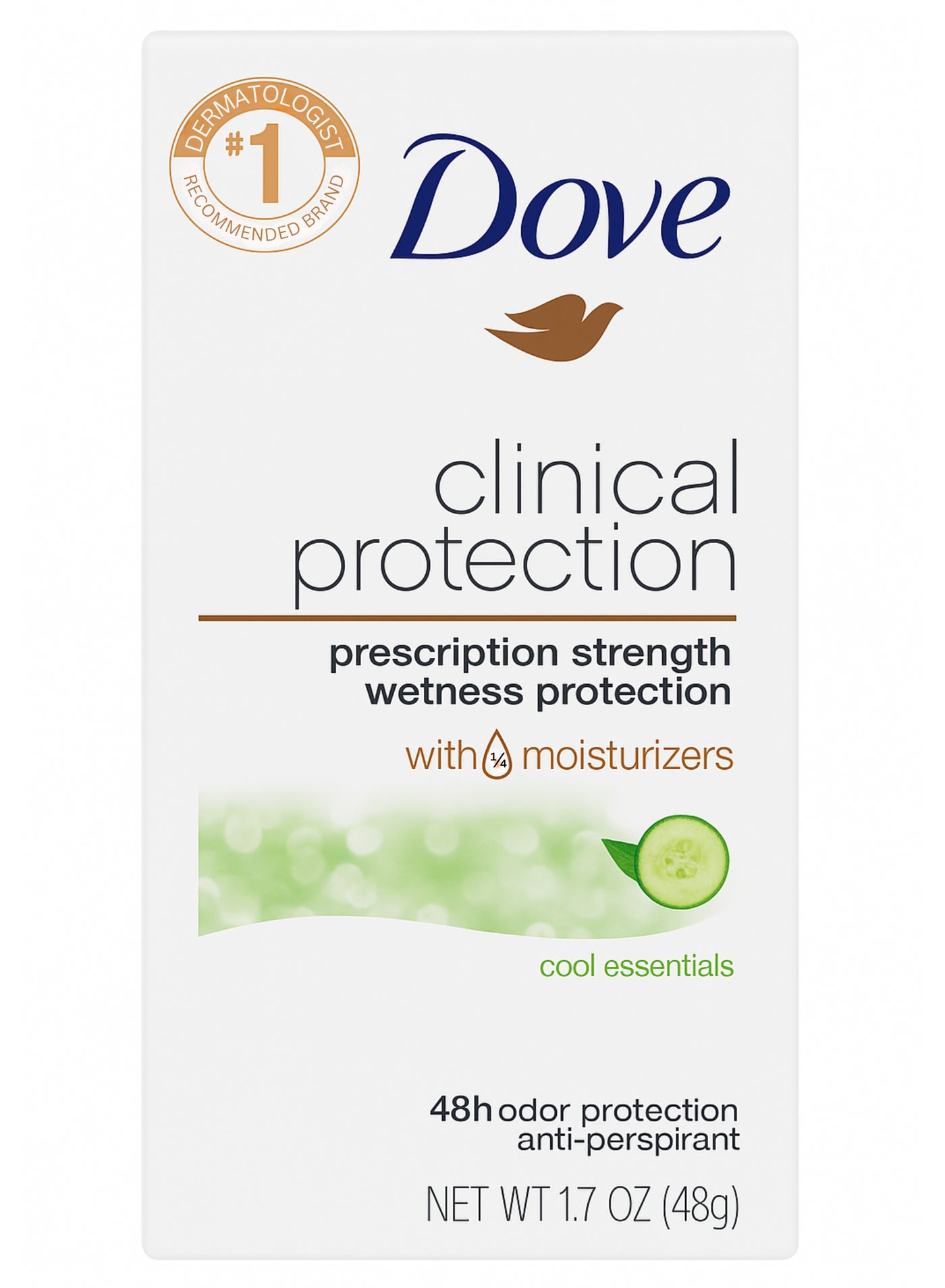 Clinical Protection Antiperspirant Deodorant Cool Essentials 48 g