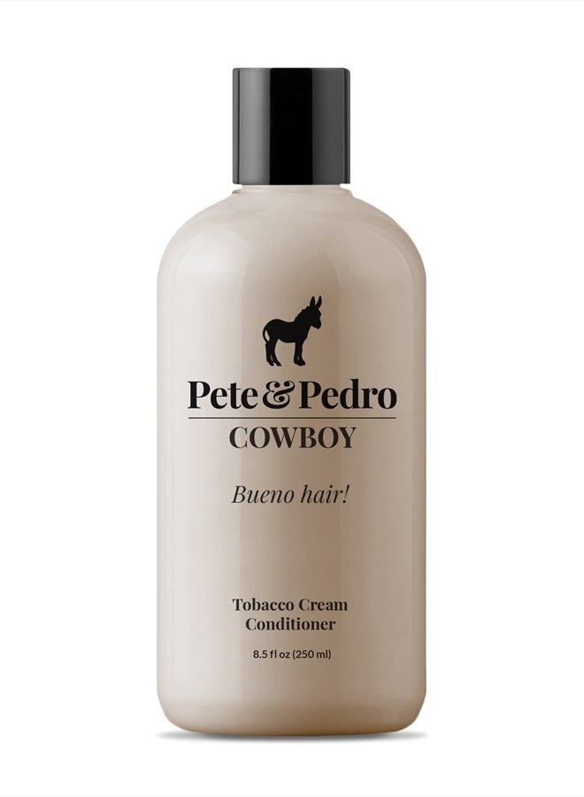 COWBOY - Tobacco Soft Cream Lightweight Conditioner for Men | Smells Incredible, Hydrates Hair Without Weighing It Down | As Seen on Shark Tank, 8.5 oz.