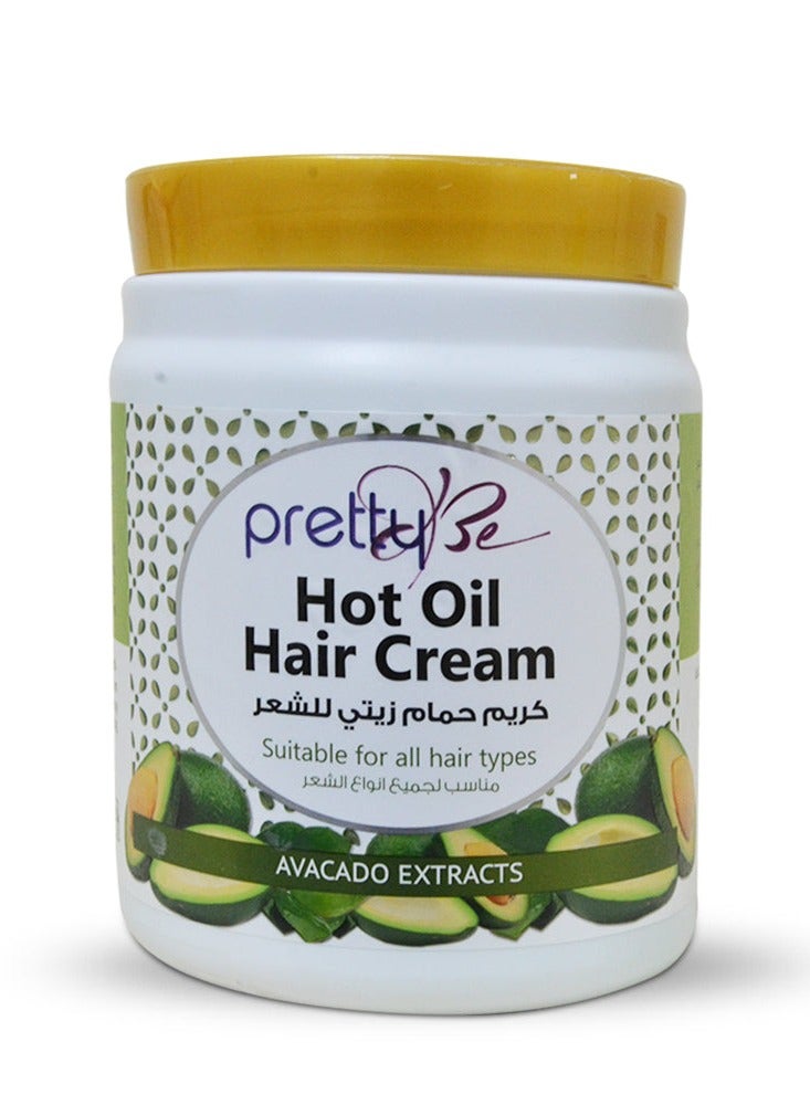 Hot Oil Hair Cream With Avacado Extracts 1000 ML