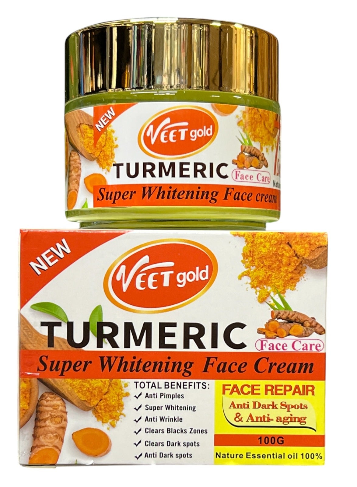 Turmeric Super Whitening Face Cream 100gm
