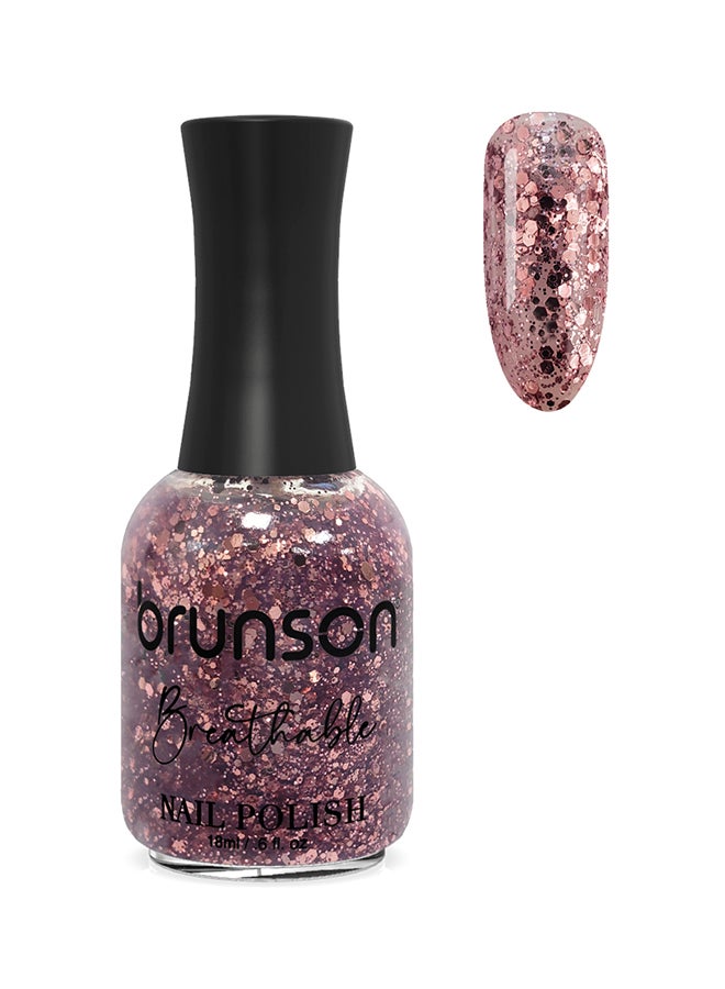 Breathable Nail Polish Halal nail polish Wudu friendly Quick-Dry Vegan long lasting but easy peel off   18ml BH318