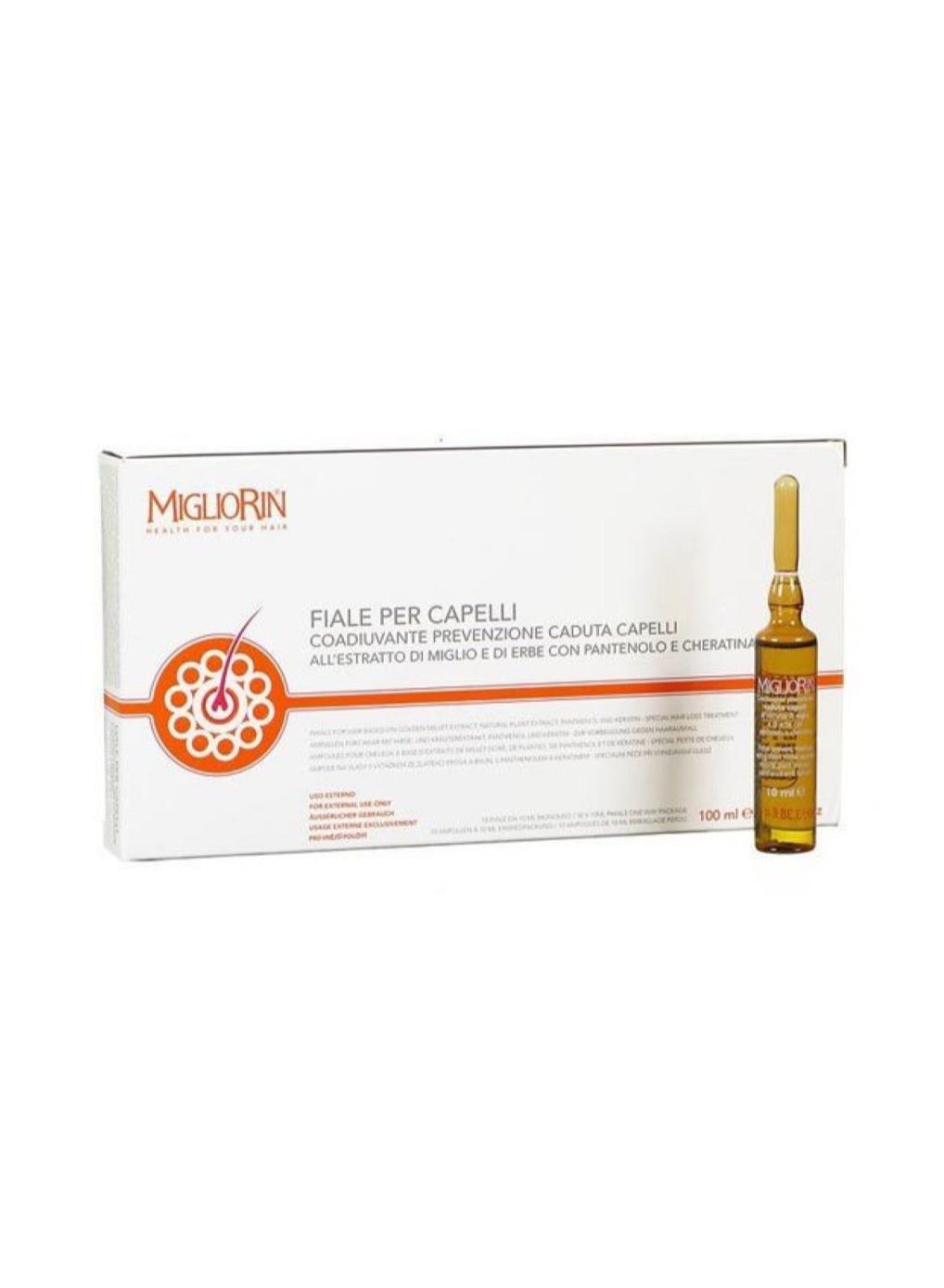 Migliorin Phials For Hair 10x10 100ml