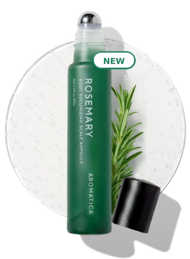 Aromatica Rosemary Root Enhancer Volumizing Scalp Ampoule Anti Hair Loss Thickening Vegan 20ml