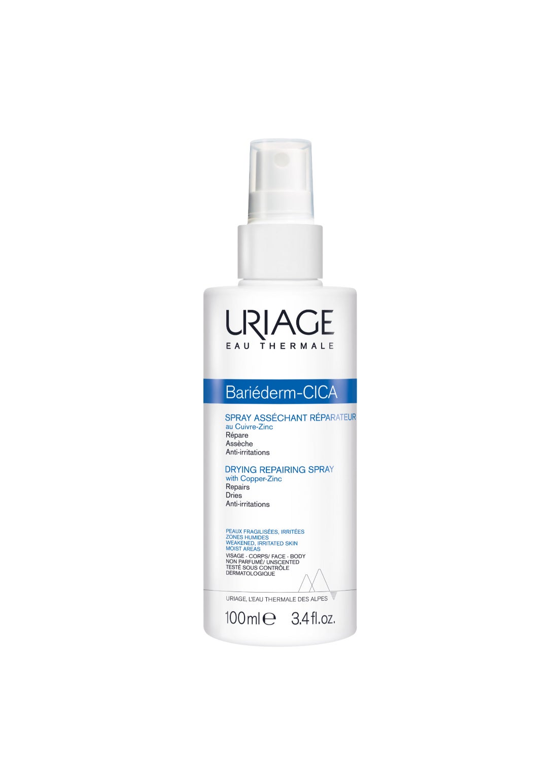 Bariederm Cica Healing And Protective Barrier Spray | For Wounds Cuts Abrasions And Skin Irritations 100ml