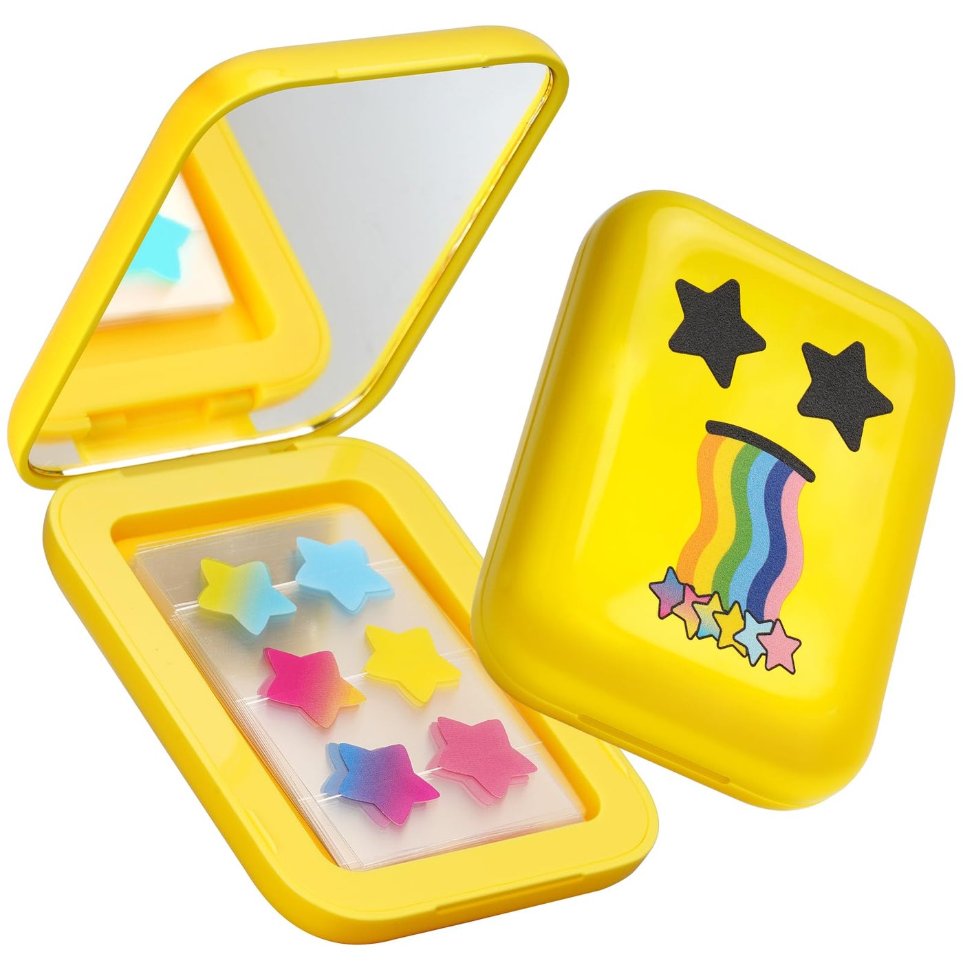 AUSLKA Star Pimple Patches - 150 Count - Hydrocolloid Pimple Patches,Cute Star Shape, 6 Colors,Spot Stickers For Face And Skin,Temporary Mirror
