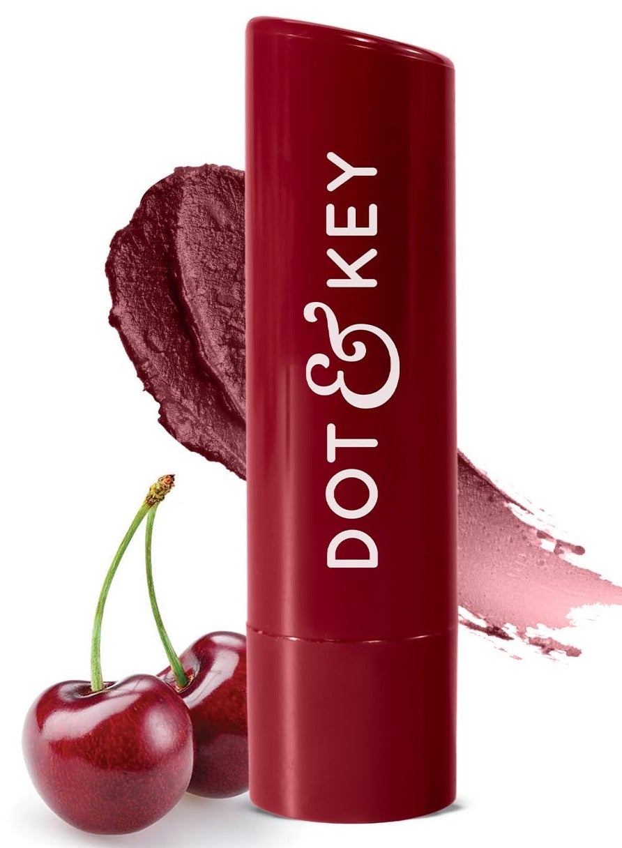 Barrier Repair Hydrating Lip Balm SPF 50 | Cherry Crimson | Repairs Damaged Lip Barrier | High Tinted | 4.5 gm