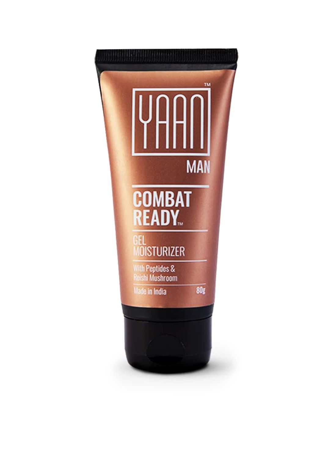 YAAN MAN Combact Ready Gel Moisturizer for Men with Peptides, Senna, and Reshi Mushroom for Smooth & Nourished Skin Moisturizes and Hydrates Skin 2.8 Oz