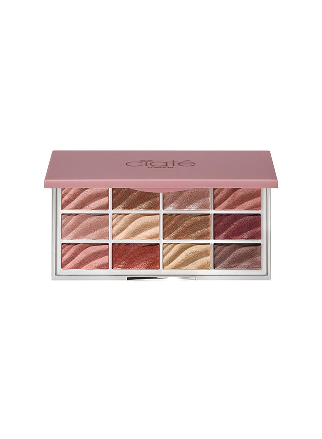 12Pc Eyeshadow Palette Bronze