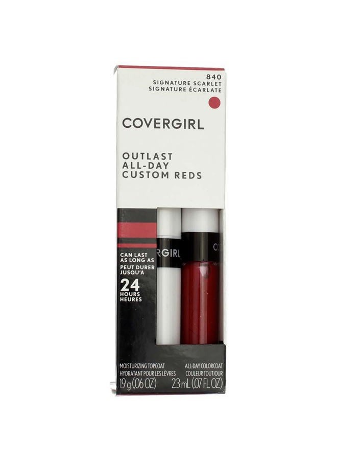 Cg Outlst Lipclr 840 Sig Size 1 Kit Cover Girl Outlast Lipcolor 840 Signature Scarlet 1 Kit