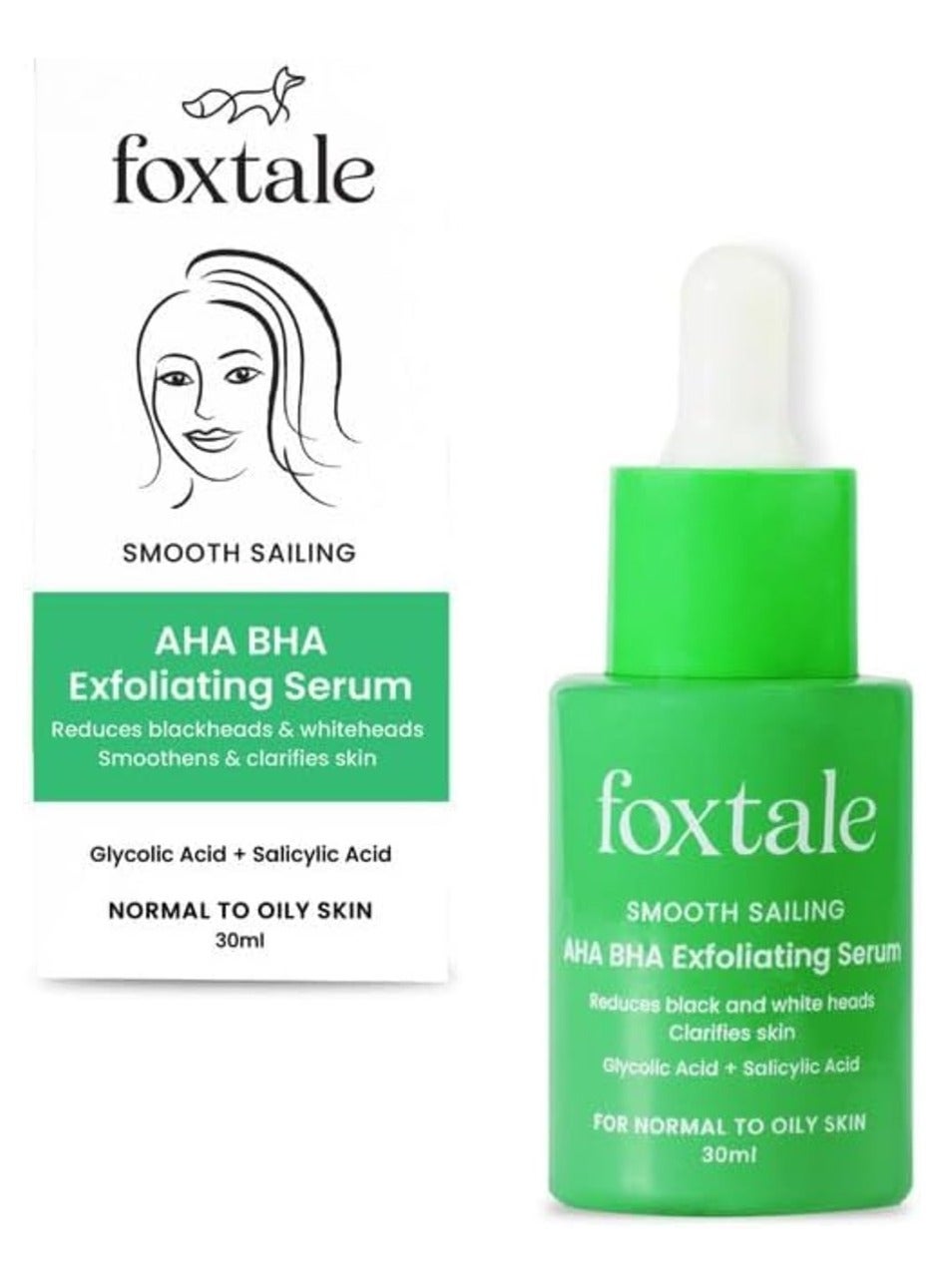 2% Salicylic Acid AHA BHA Exfoliating Serum with Niacinamide, Fights Acne, Reduces Blackheads & Whiteheads, Reduces Excess Oil & Bumpy Texture, For Oily, Acne Prone Skin, Men & Women, 30 ml