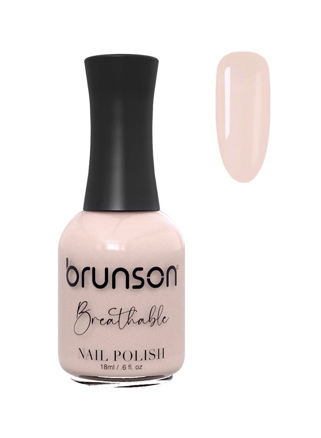 Breathable Nail Polish Halal nail polish Wudu friendly Quick-Dry Vegan long lasting but easy peel off   18ml BH018