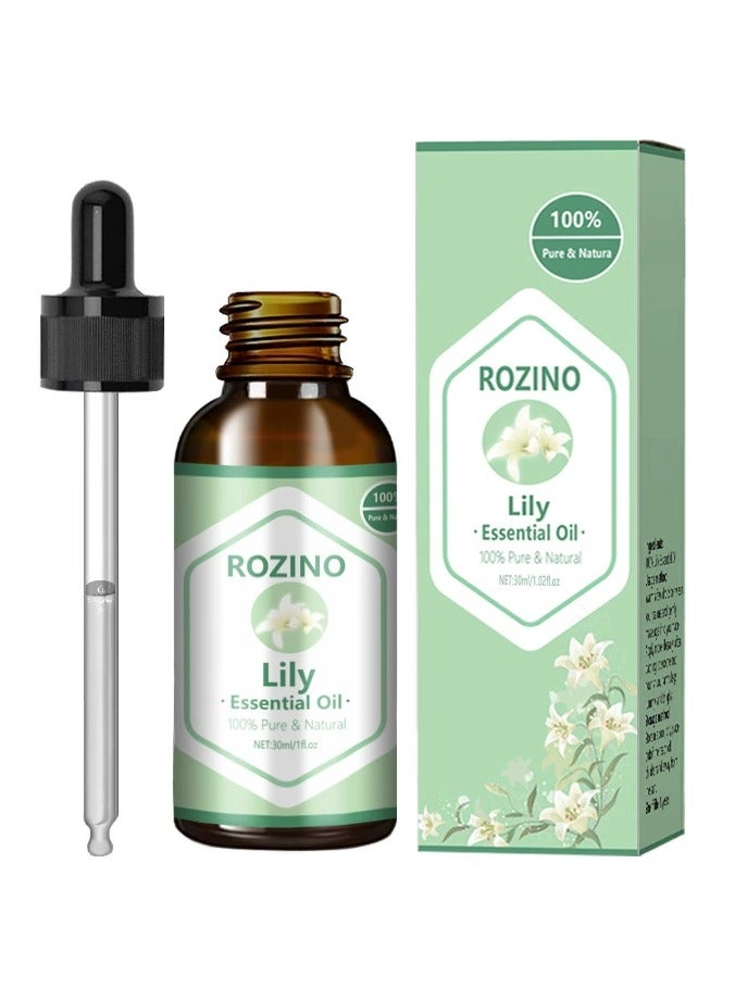 Lily essential oil 30ml mild skin care aromatherapy beauty salon massage essential oil