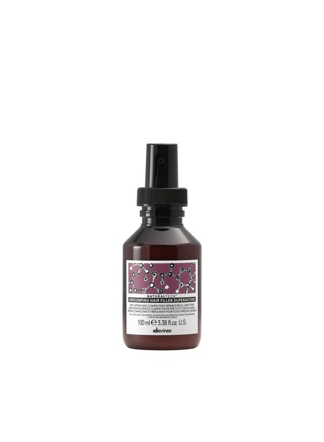 Naturaltech REPLUMPING Hair Filler Superactive, Leave-In Treatment To Invigorate, Add Shine And Fullness, Anti-Humidity Styling Protection, 3.38 Fl Oz