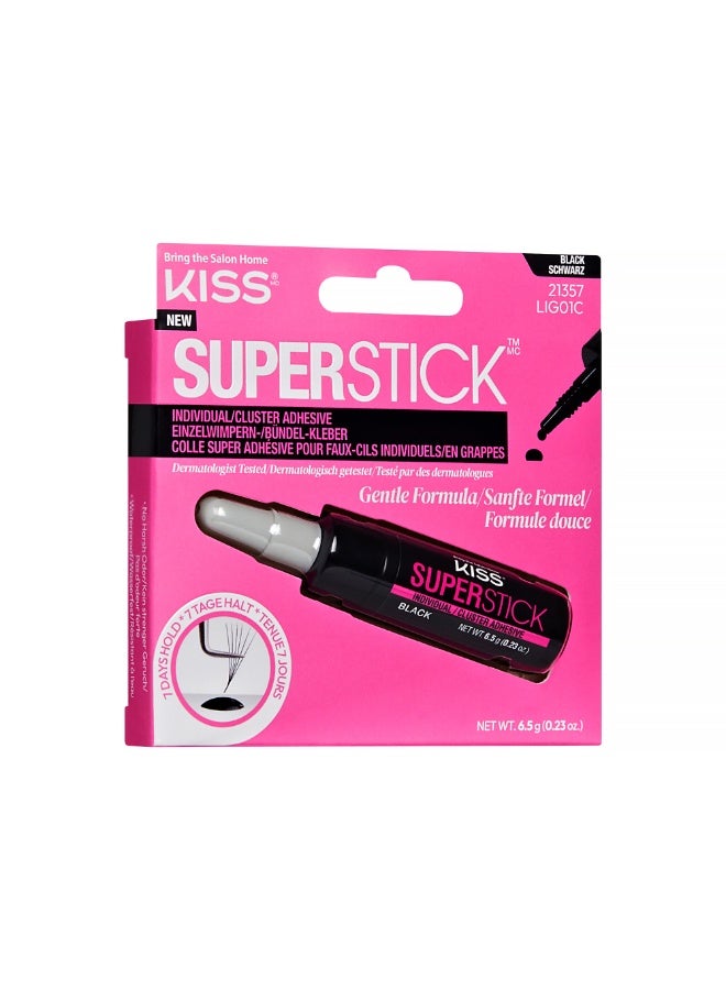 Kiss Superstick Individual/Cluster Lash Adhesive Black LIG01C - image 2