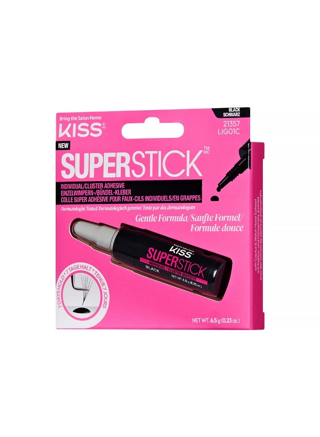Kiss Superstick Individual/Cluster Lash Adhesive Black LIG01C - image 3