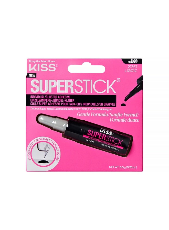 Kiss Superstick Individual/Cluster Lash Adhesive Black LIG01C
