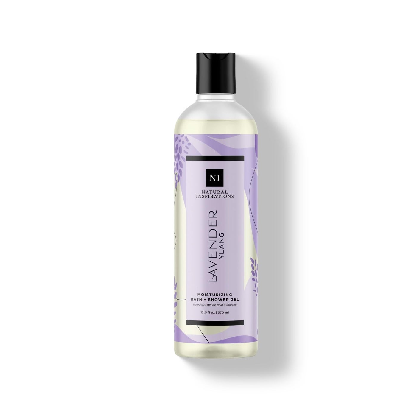Natural Inspirations Lavender Ylang Moisturizing Bath & Shower Gel 12.5oz